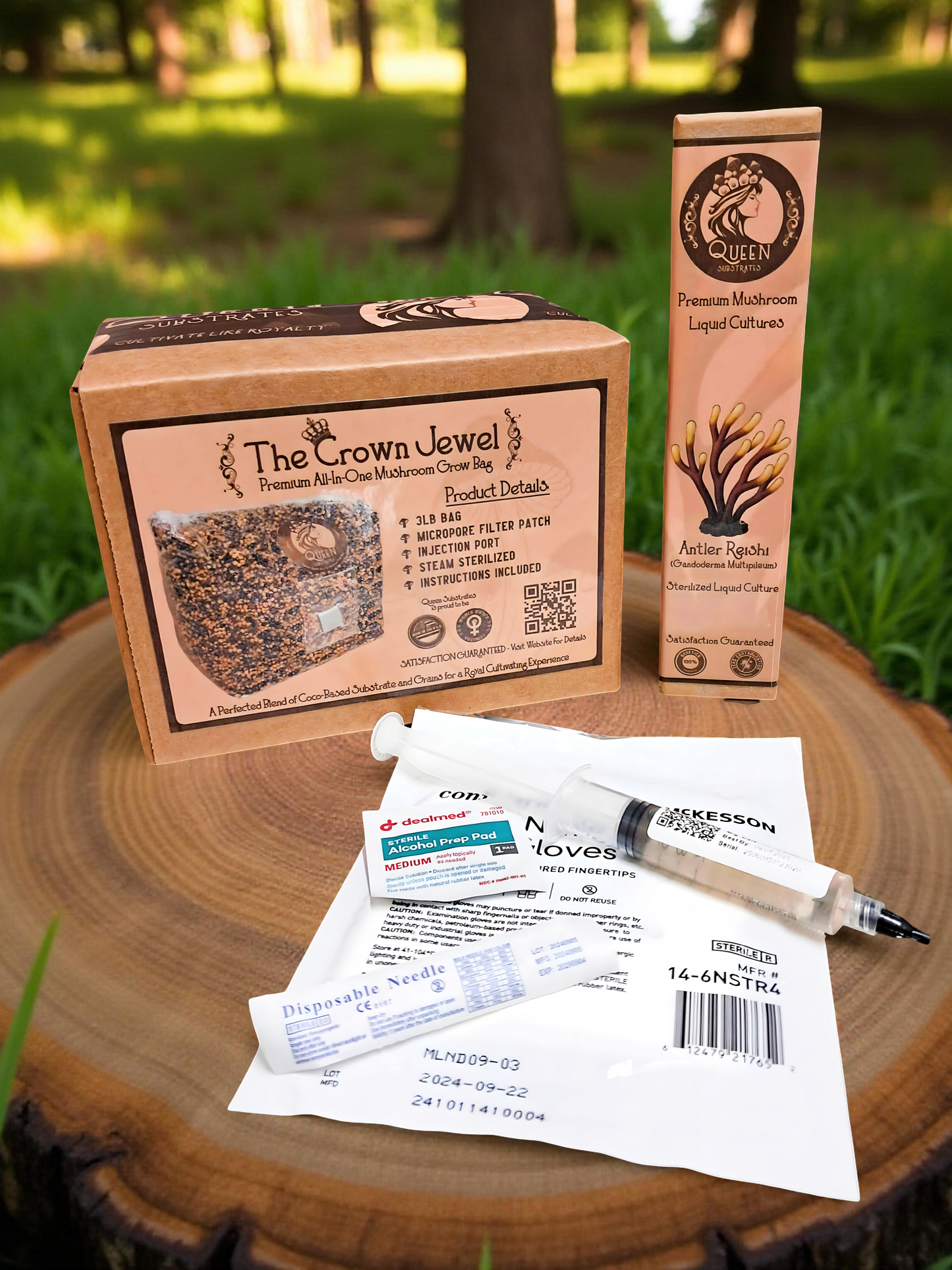 Antler Reishi | 3LB | All-In-One Mushroom Grow Kit