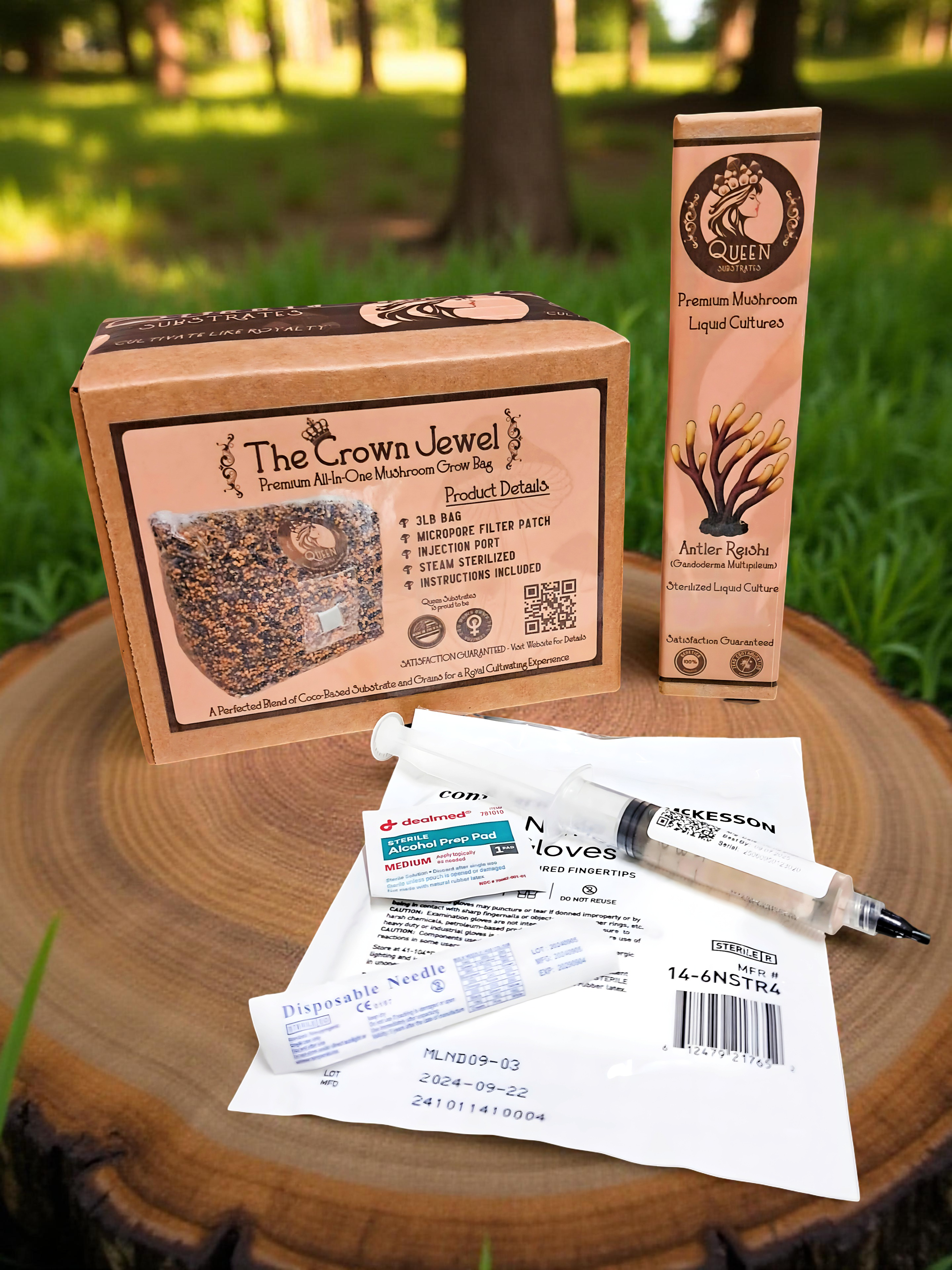 Antler Reishi | 3LB | All-In-One Mushroom Grow Kit