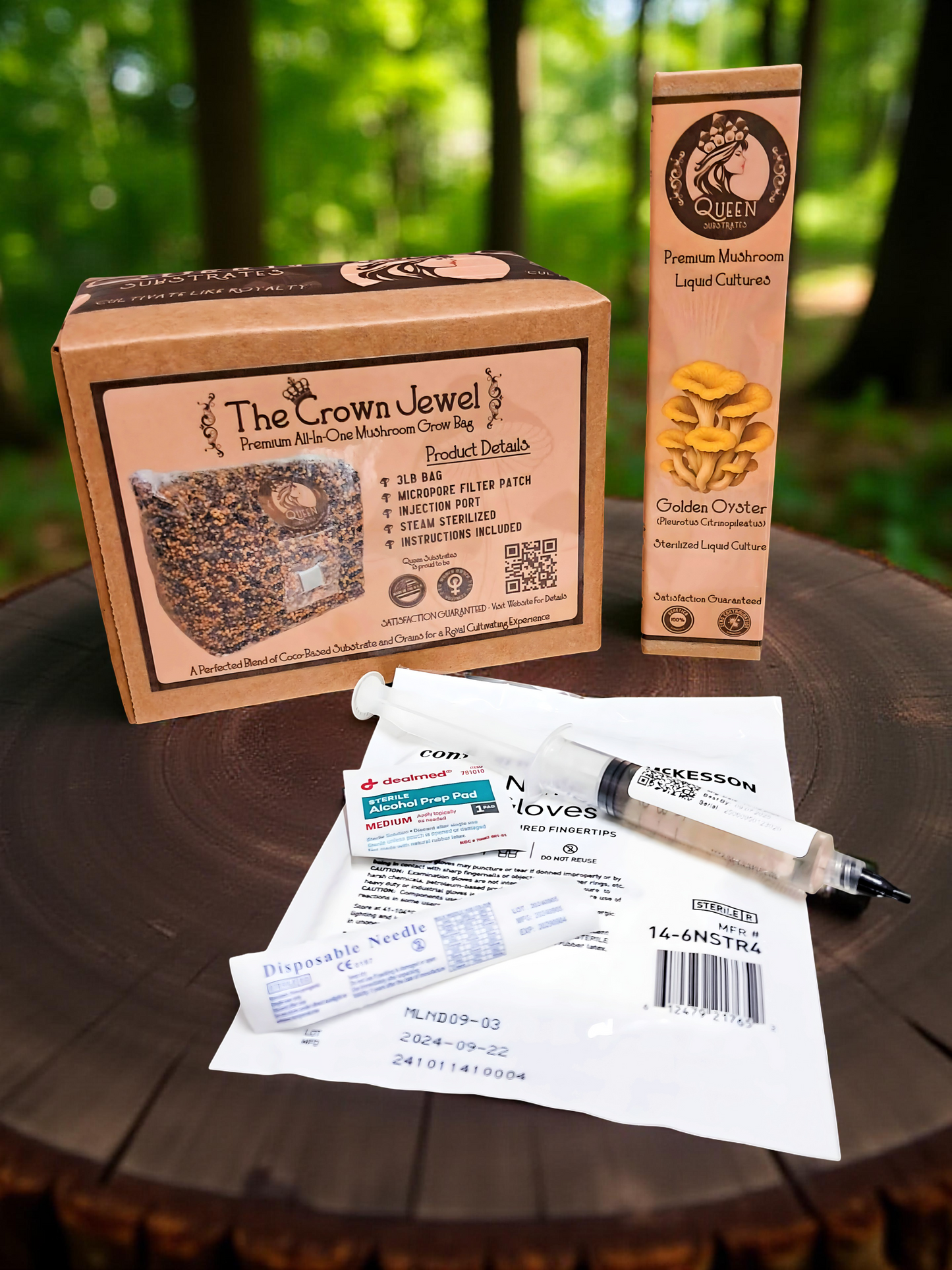 Golden Oyster | 3LB | All-In-One Mushroom Grow Kit