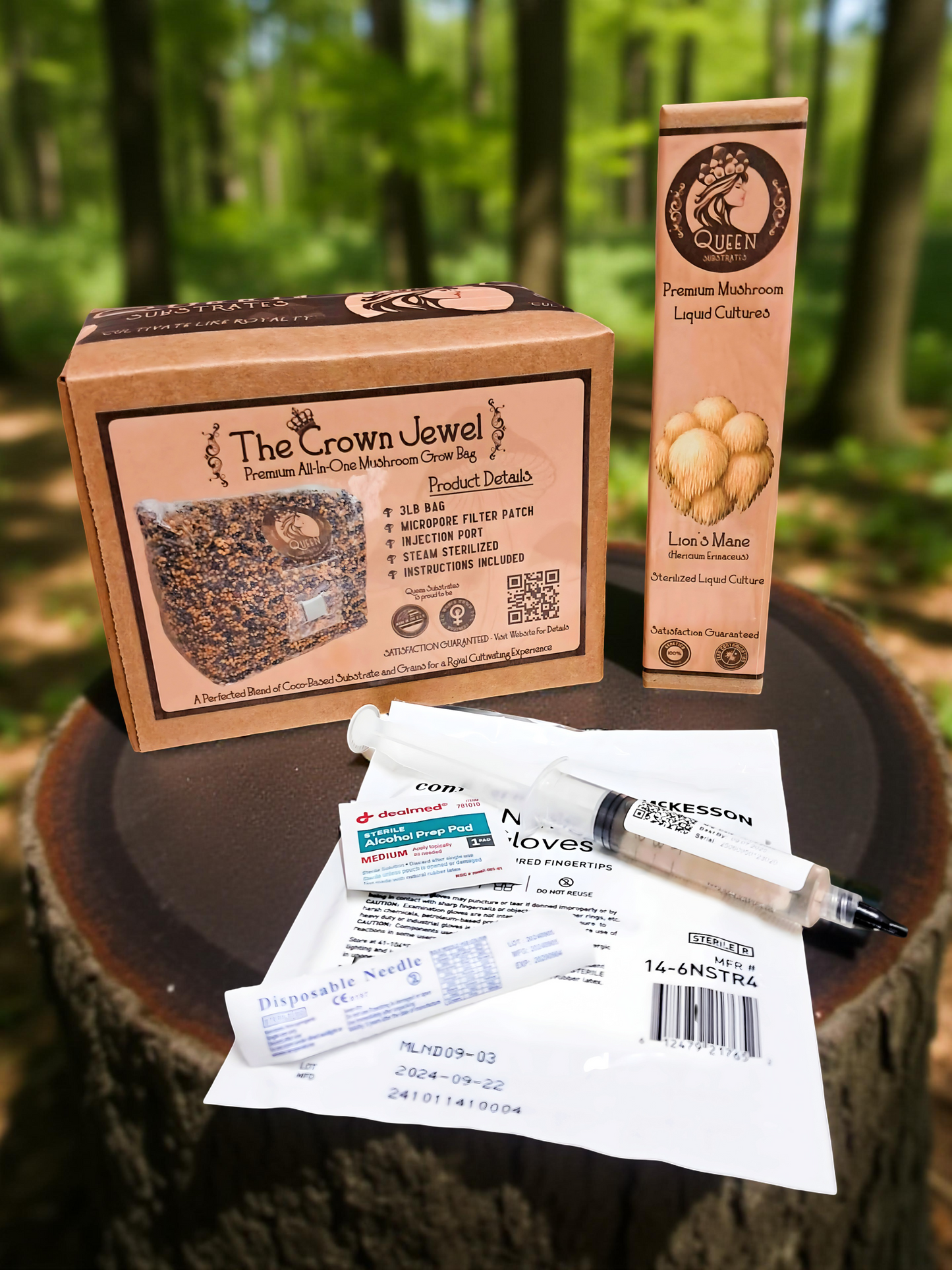 Lion's Mane | 3LB | All-In-One Mushroom Grow Kit