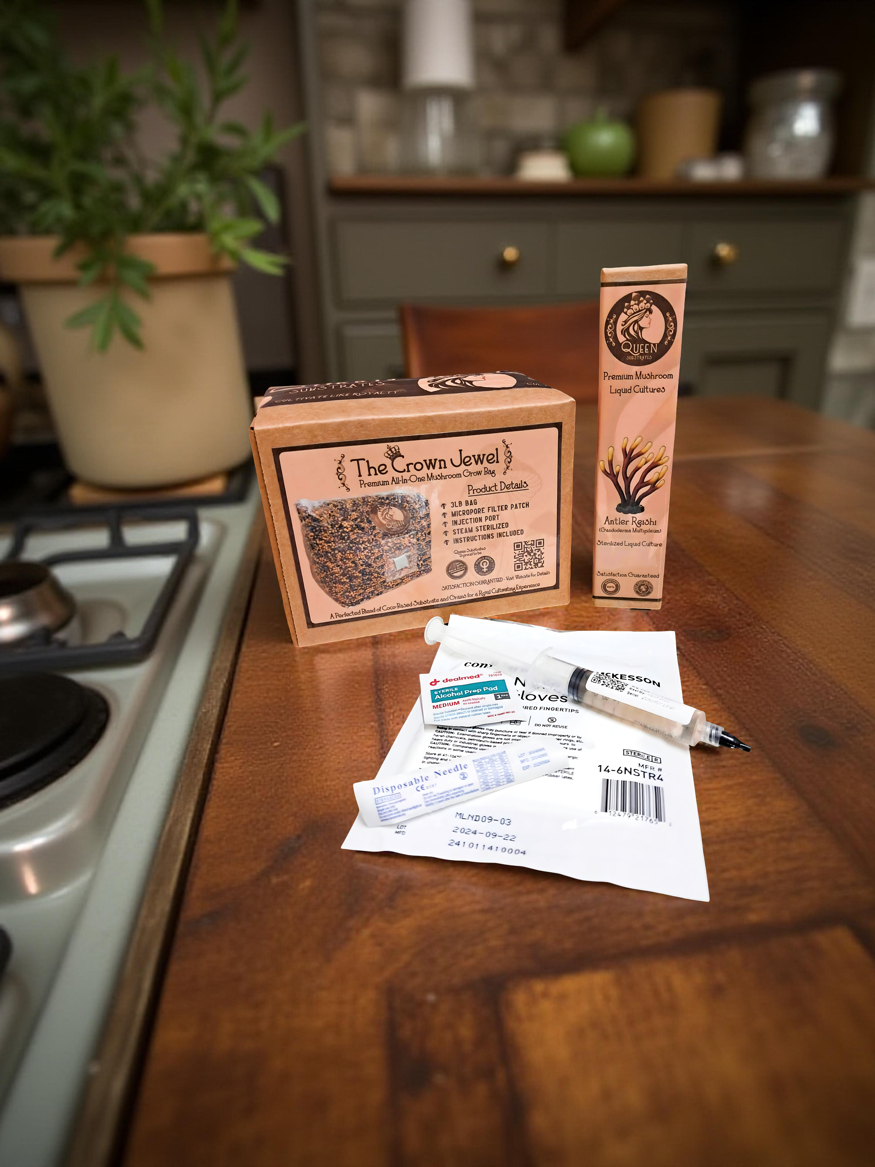 Antler Reishi | 3LB | All-In-One Mushroom Grow Kit