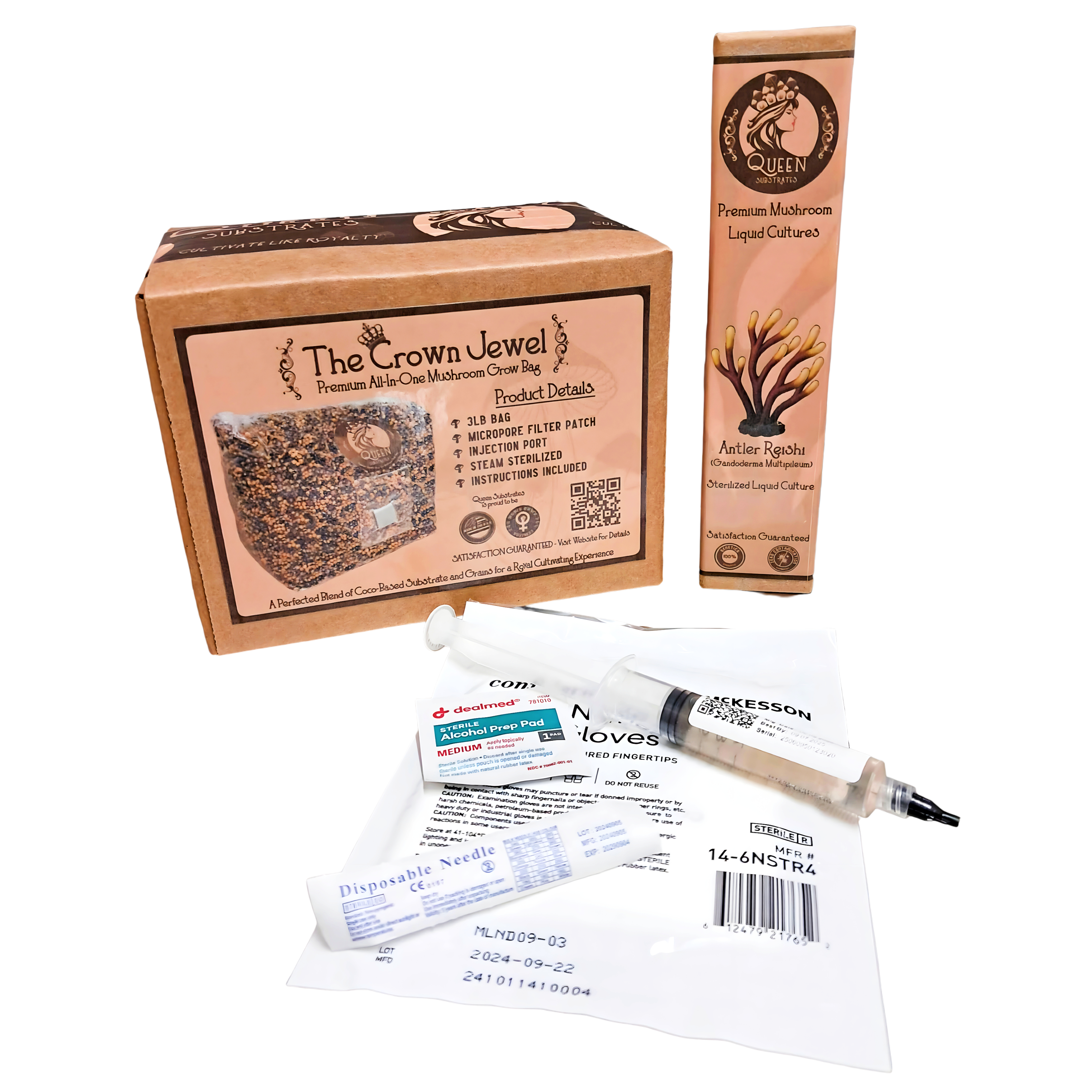 Antler Reishi | 3LB | All-In-One Mushroom Grow Kit