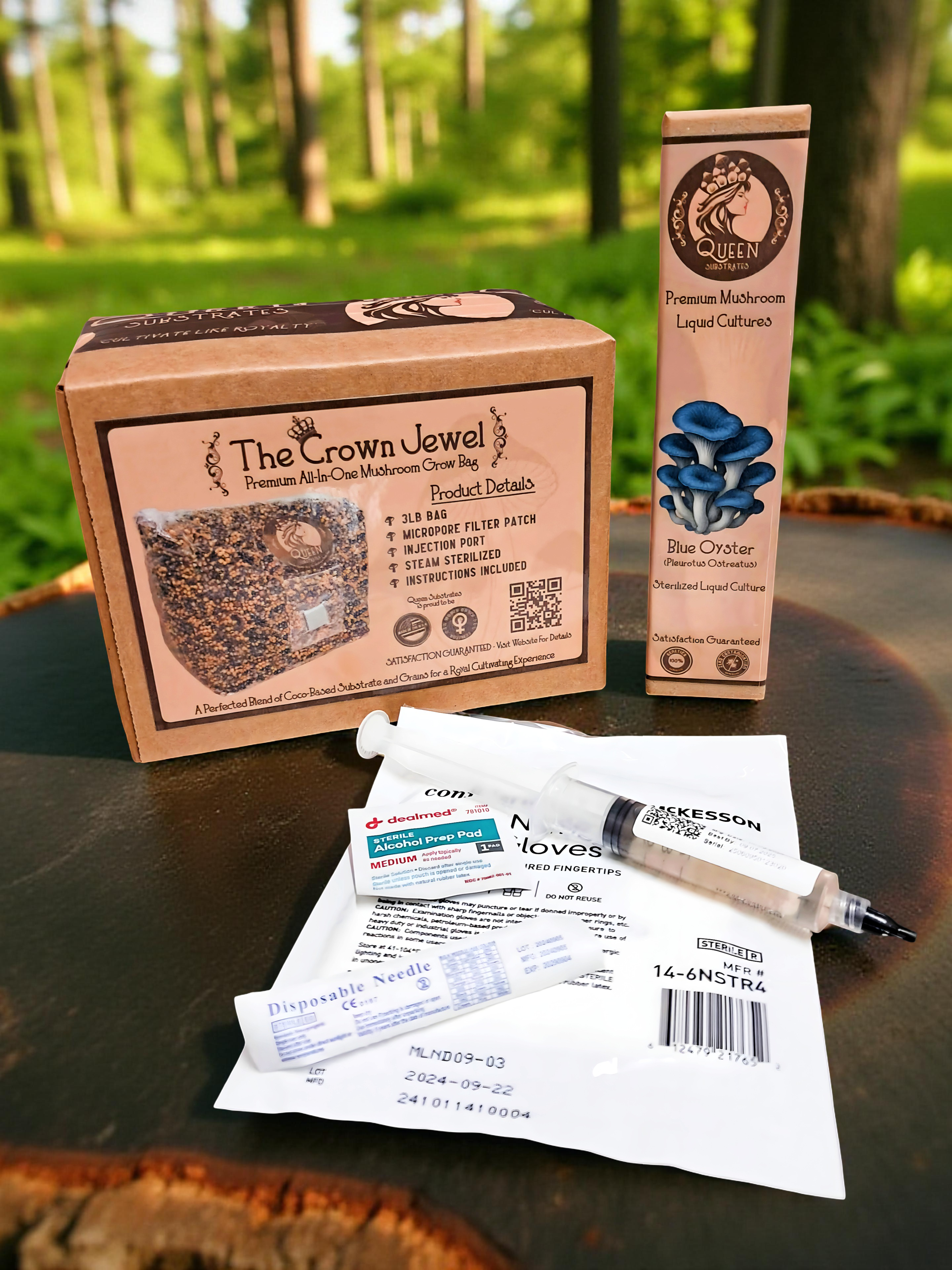 Blue Oyster | 3LB | All-In-One Mushroom Grow Kit