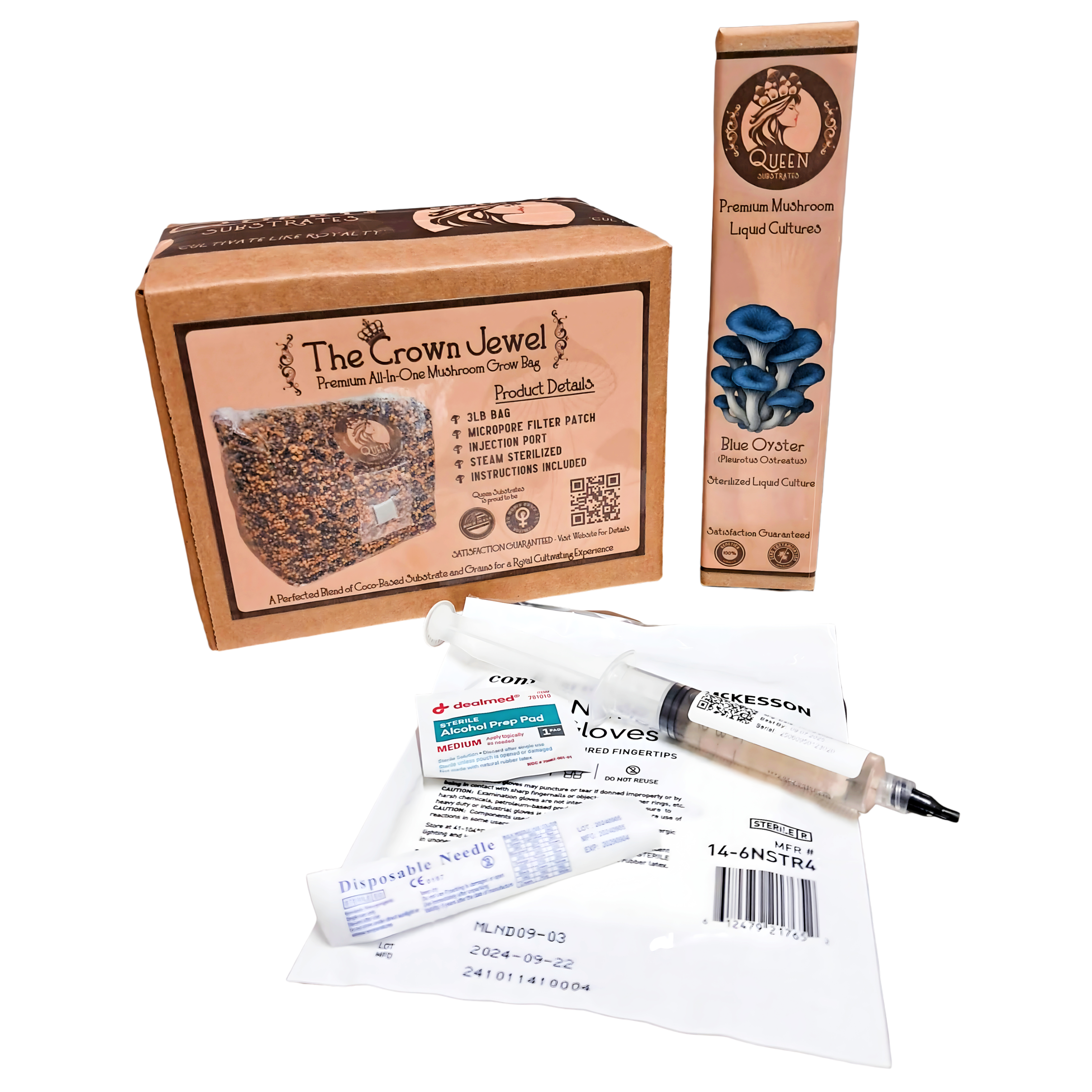 Blue Oyster | 3LB | All-In-One Mushroom Grow Kit