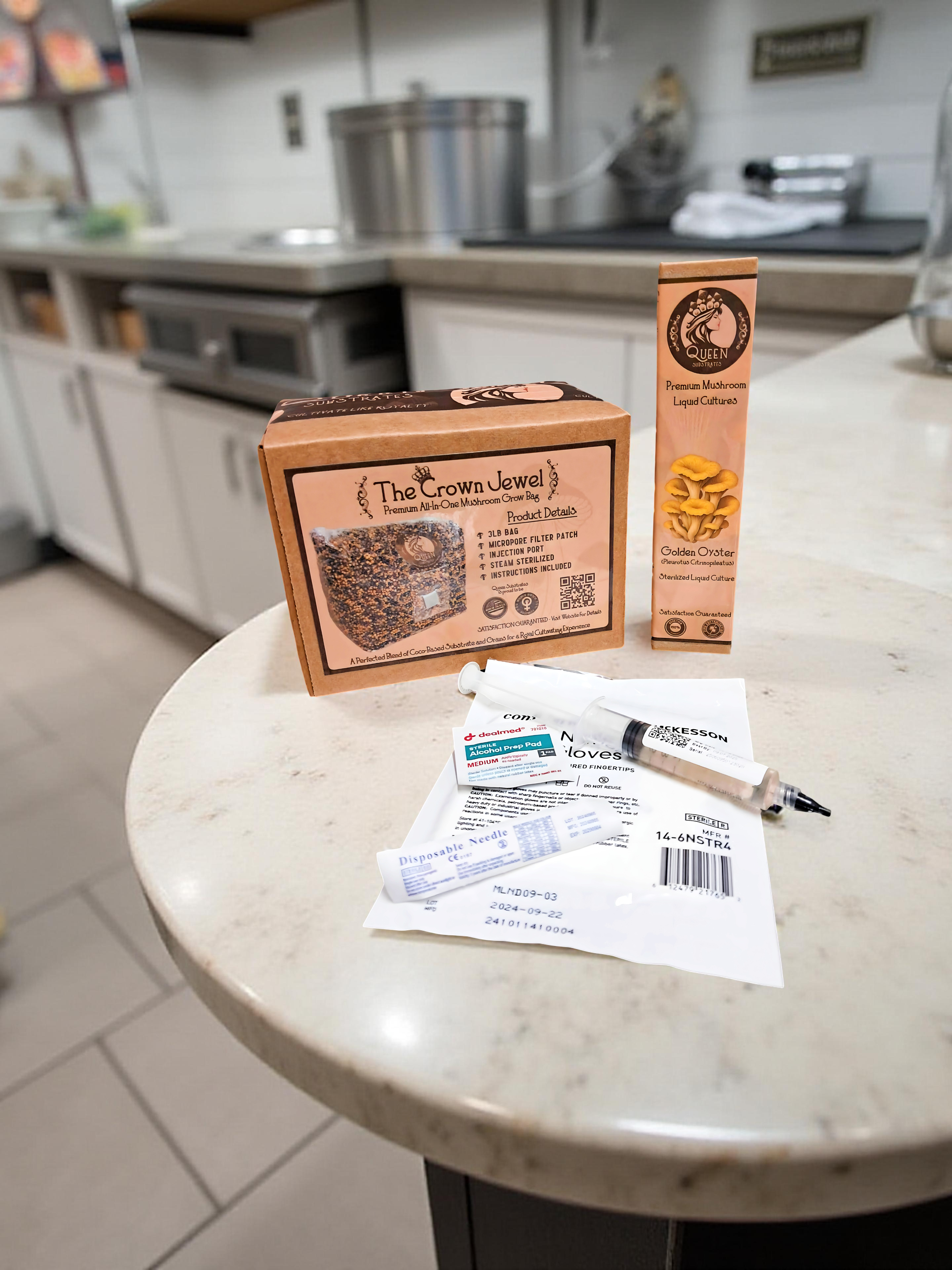 Golden Oyster | 3LB | All-In-One Mushroom Grow Kit