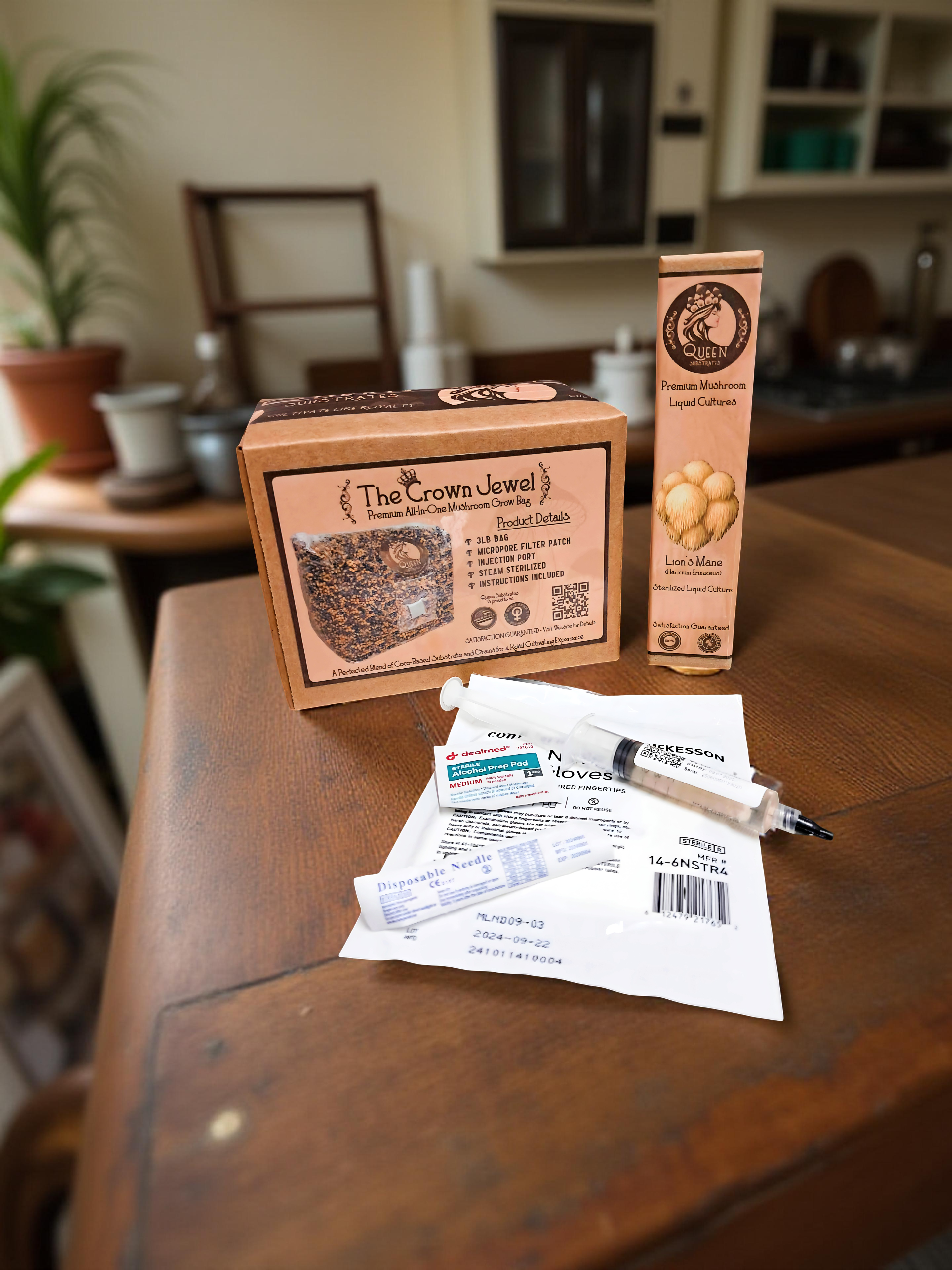 Lion's Mane | 3LB | All-In-One Mushroom Grow Kit