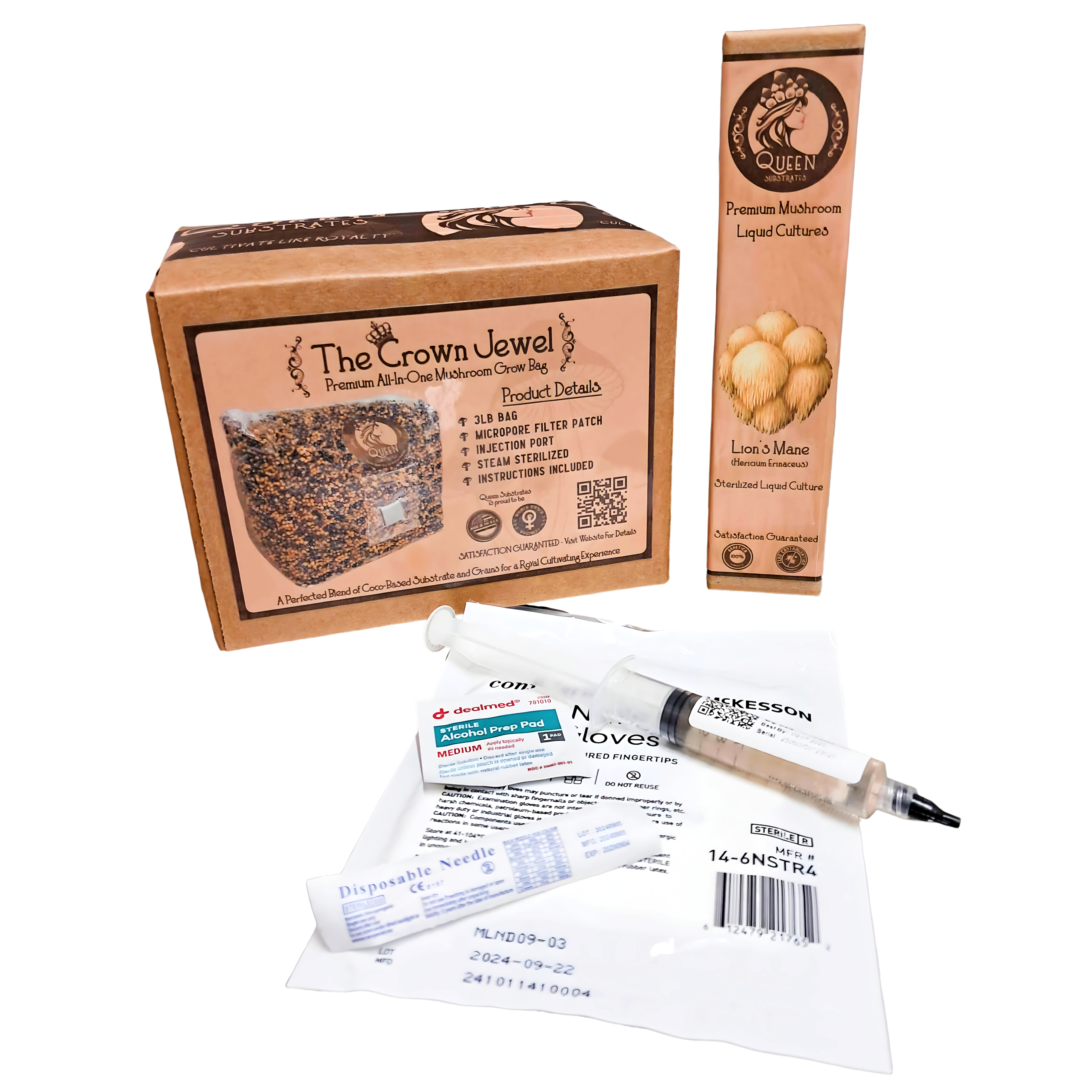 Lion's Mane | 3LB | All-In-One Mushroom Grow Kit