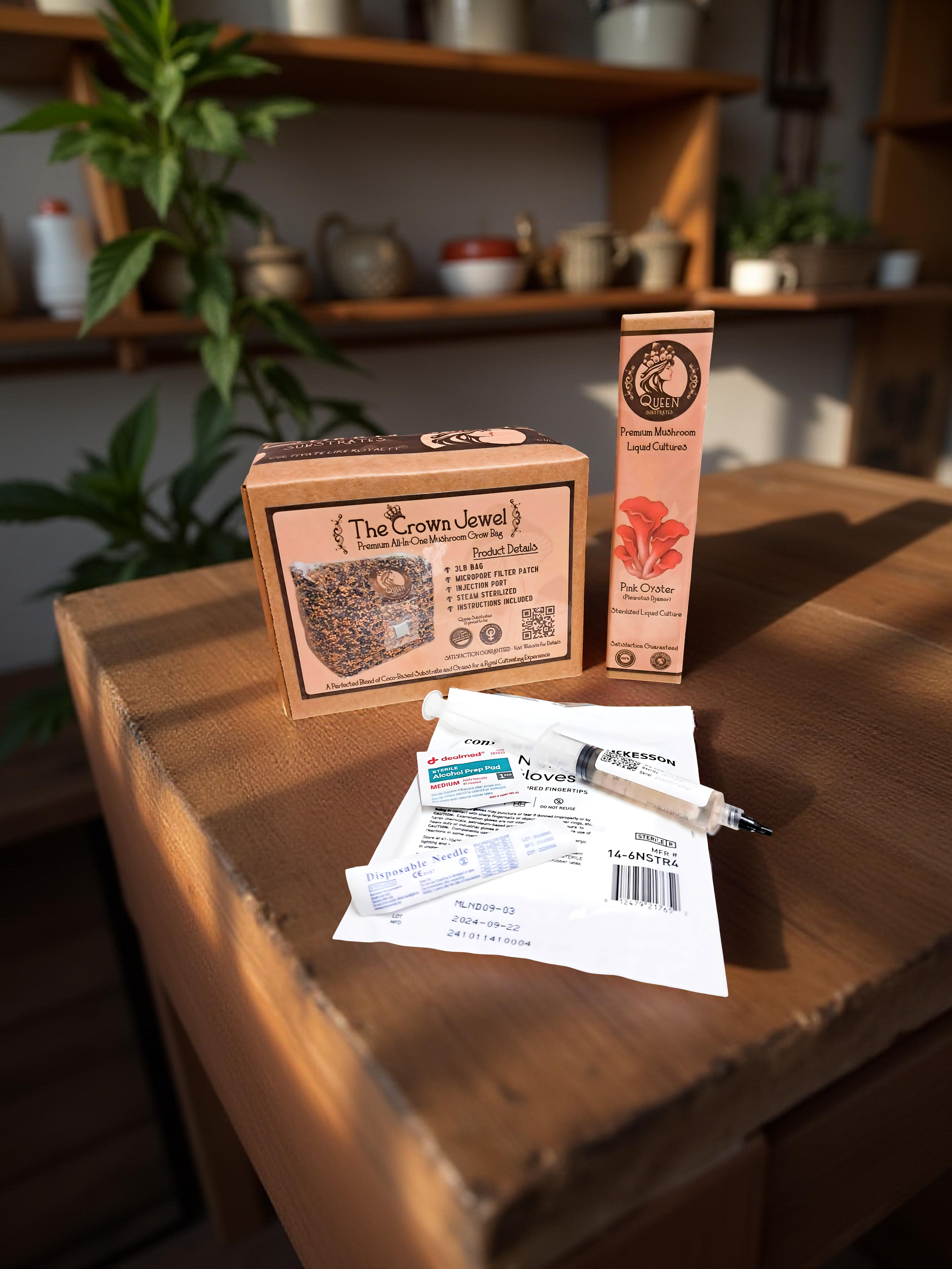 Pink Oyster | 3LB | All-In-One Mushroom Grow Kit